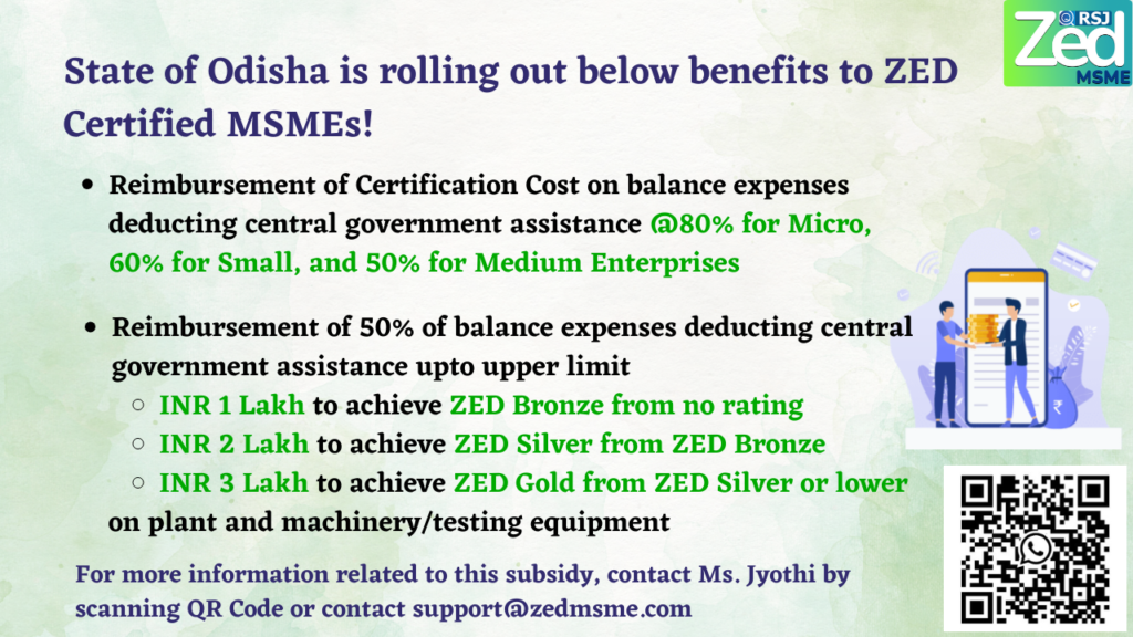 State Incentives State Incentives - RSJ ZED MSME